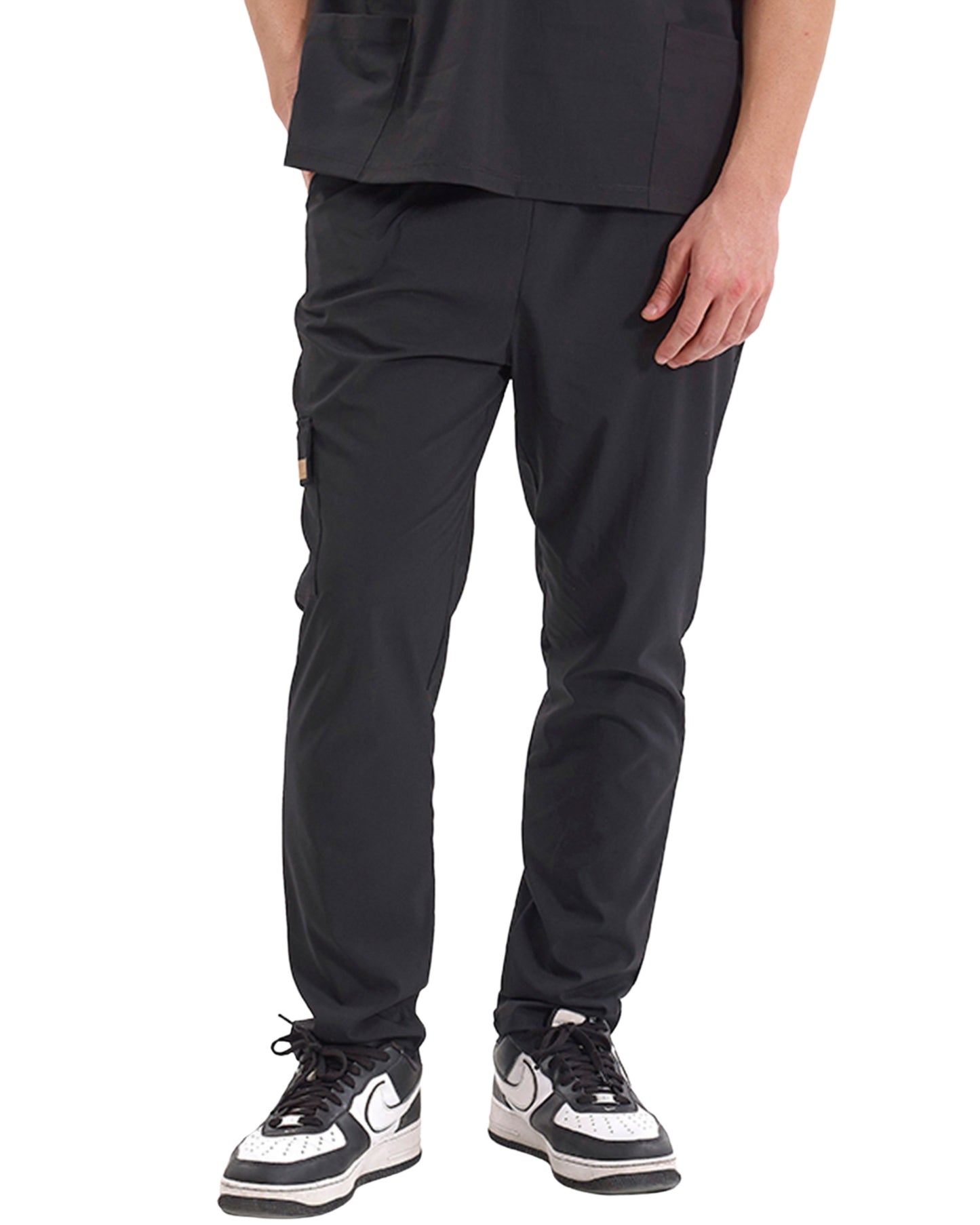 BRLSNAPSM Men`s Stretch Cargo Medical Scrub Pants | Medical Scrubs for Doctors & Nurses