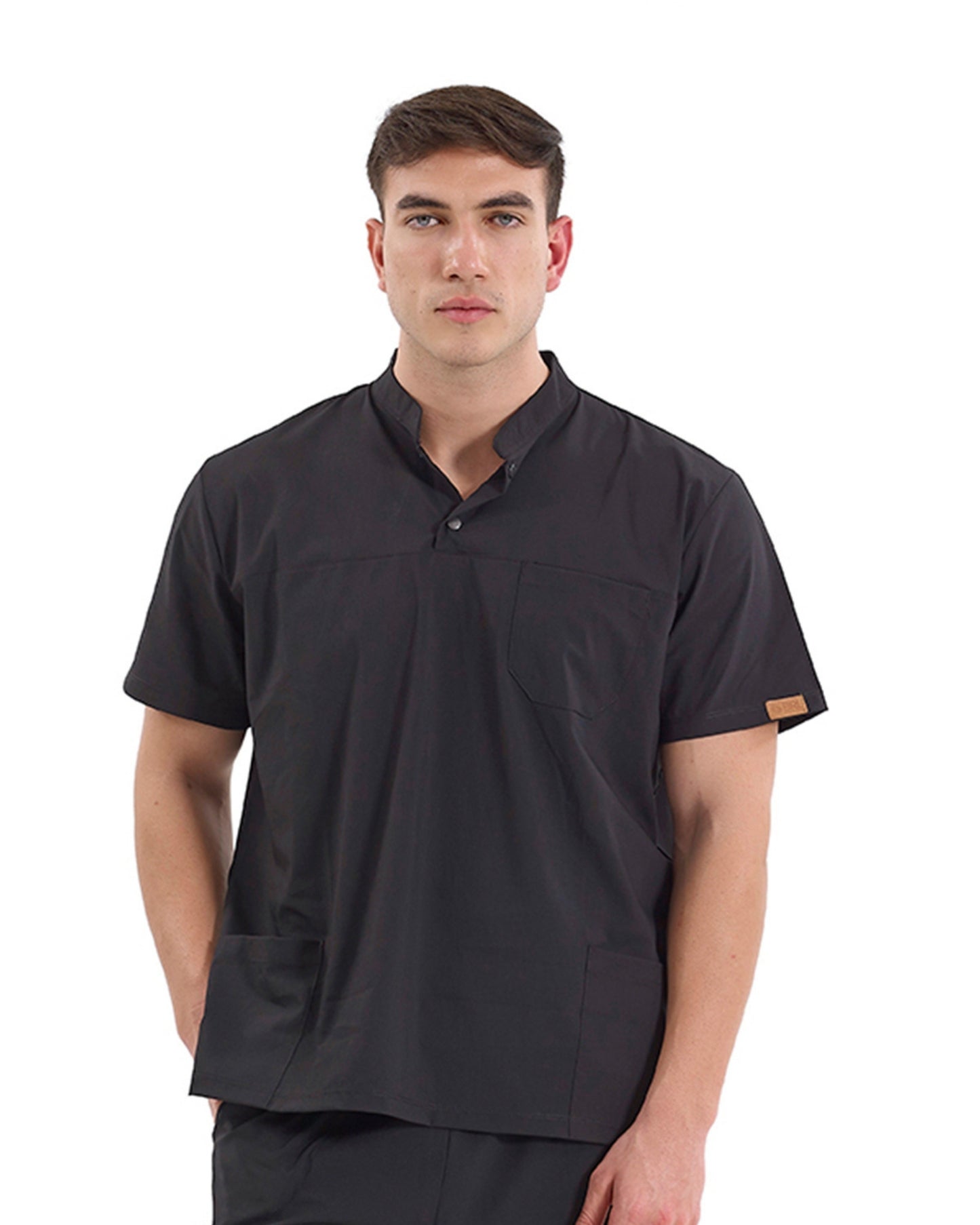 BRLSNAPSM Men's Stretch Medical Scrub Top | Medical Scrubs for Doctors & Nurses