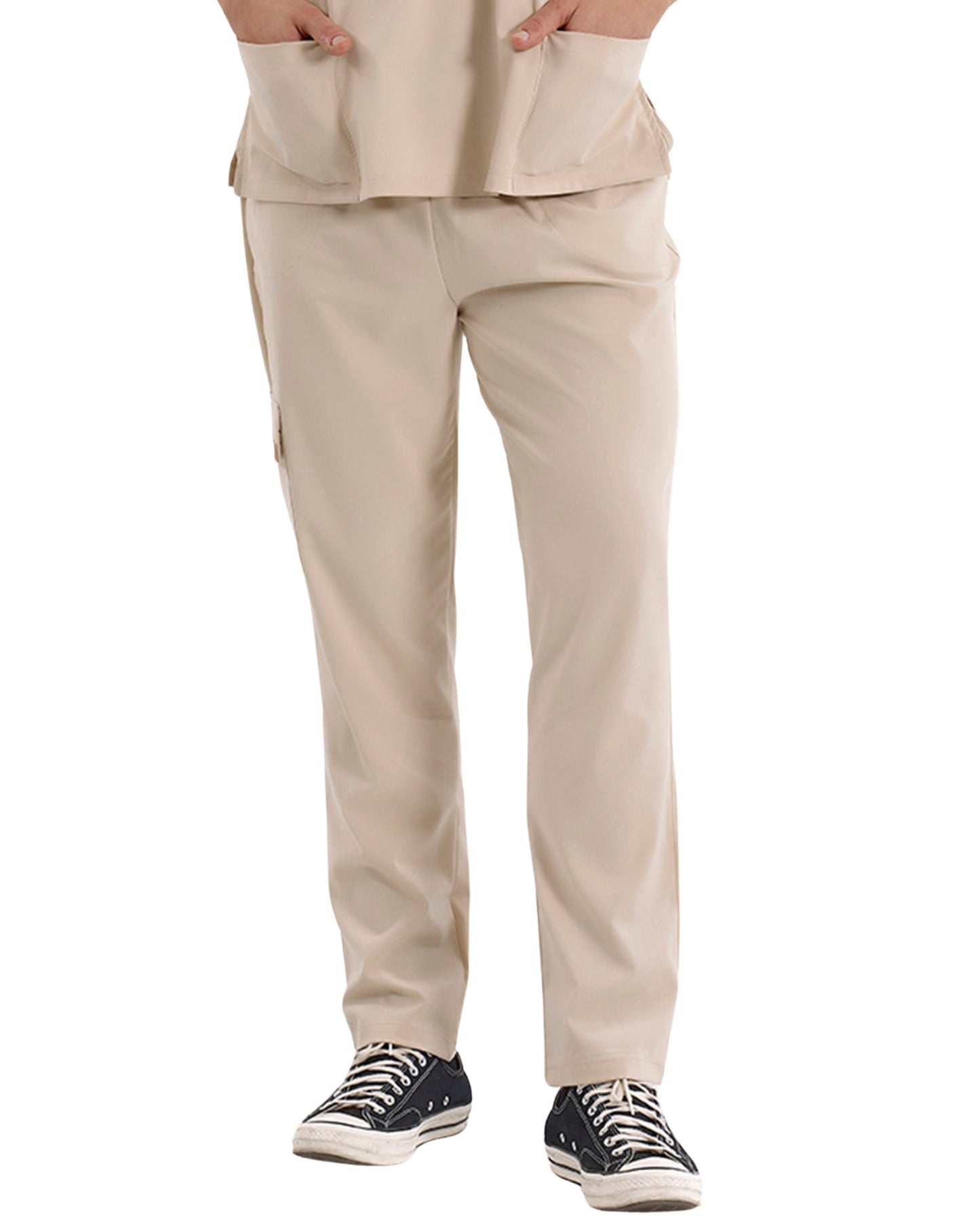 BRLSNAPSM Men`s Stretch Cargo Medical Scrub Pants | Medical Scrubs for Doctors & Nurses