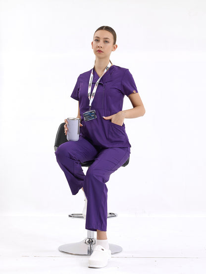 BRL Medikago Kadın Medikal Forma Üstü – Gizli Fermuar Tasarımı - 4 Yönlü Esneklik