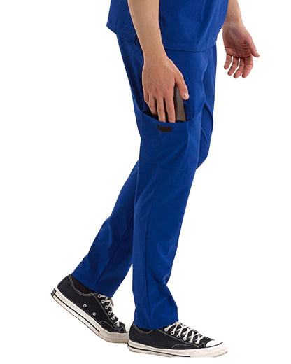 BRLSNAPSM Erkek Esnek Kargo Medikal Forma Pantolonu | Doktorlar ve Hemşireler için Medikal Formalar