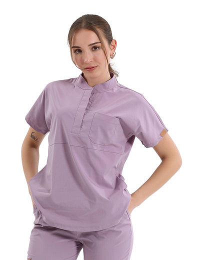 BRL Uniforma SnapS - Kadınlar için Çıtçıtlı Kapatmalı Medikal Forma Üstü