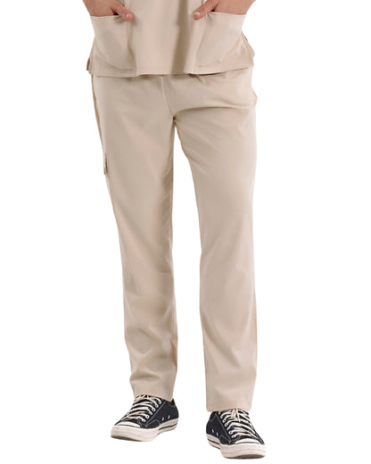 BRLSNAPSM Erkek Esnek Kargo Medikal Forma Pantolonu | Doktorlar ve Hemşireler için Medikal Formalar