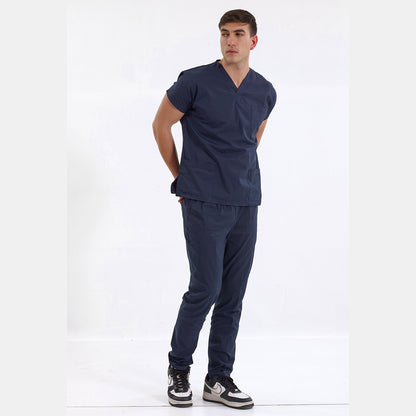Brl Unisex Medical Scrub Set for doctors and nurses in color navy at meduniforms.store