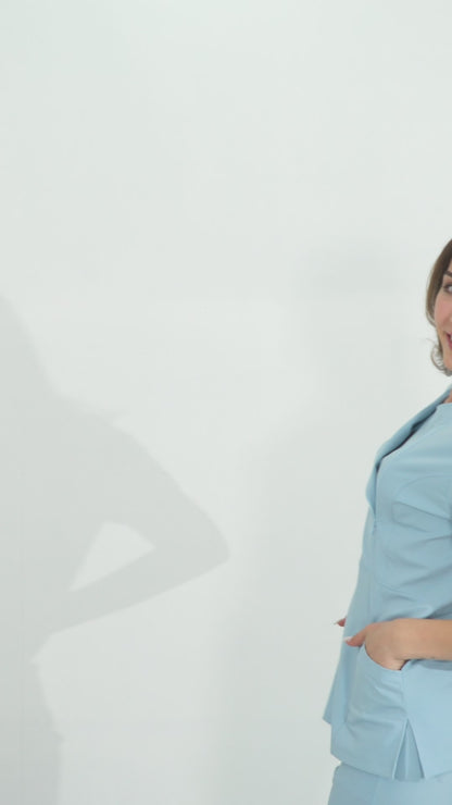 BRL Medikago Kadın Medikal Forma Üstü – Gizli Fermuar Tasarımı - 4 Yönlü Esneklik