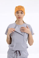 BRL Medikago Women's Medical Scrub Top – Hidden Zipper Design - 4 Way Stretch